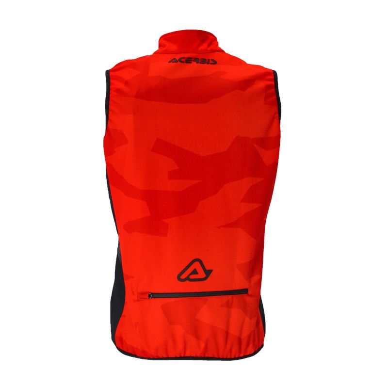 SOFTSHELL X-WIND GILET 110 - Rosso