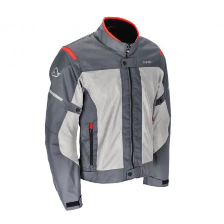 0023744.295 GIACCA CE RAMSEY MY VENTED 2.0 295 - Grigio/Rosso Acerbis