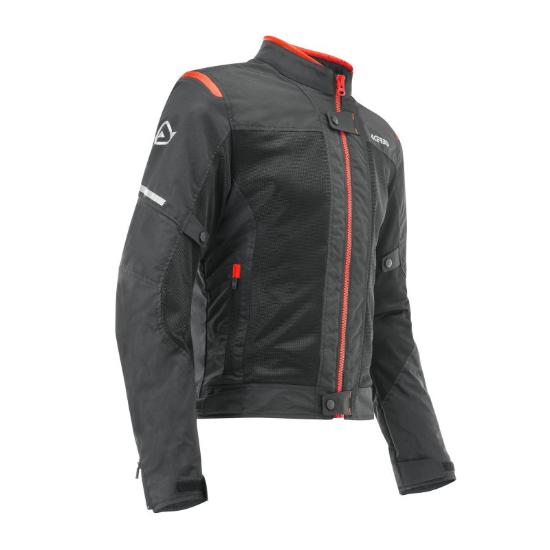 0023744.323 GIACCA CE RAMSEY MY VENTED 2.0 323 - Nero/Rosso Acerbis