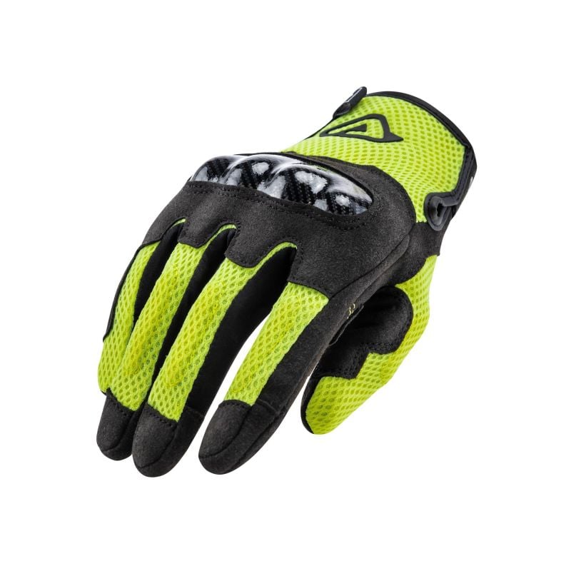 0023478.318 GUANTO CE RAMSEY MY VENTED 318 - Nero/Giallo Acerbis