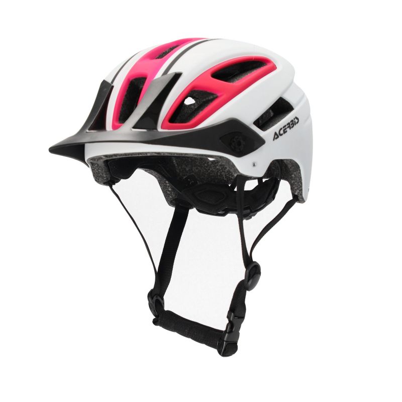0024665.242 CASCO DOUBLEP 242 - Bianco/Viola Acerbis