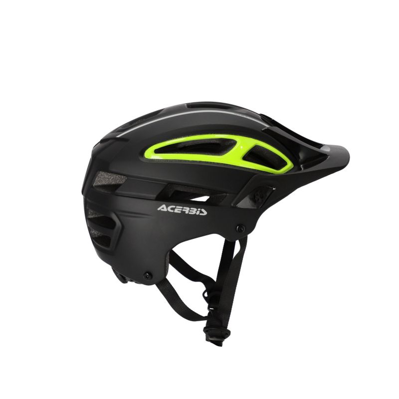 CASCO DOUBLEP 444 - Nero/Giallo fluo