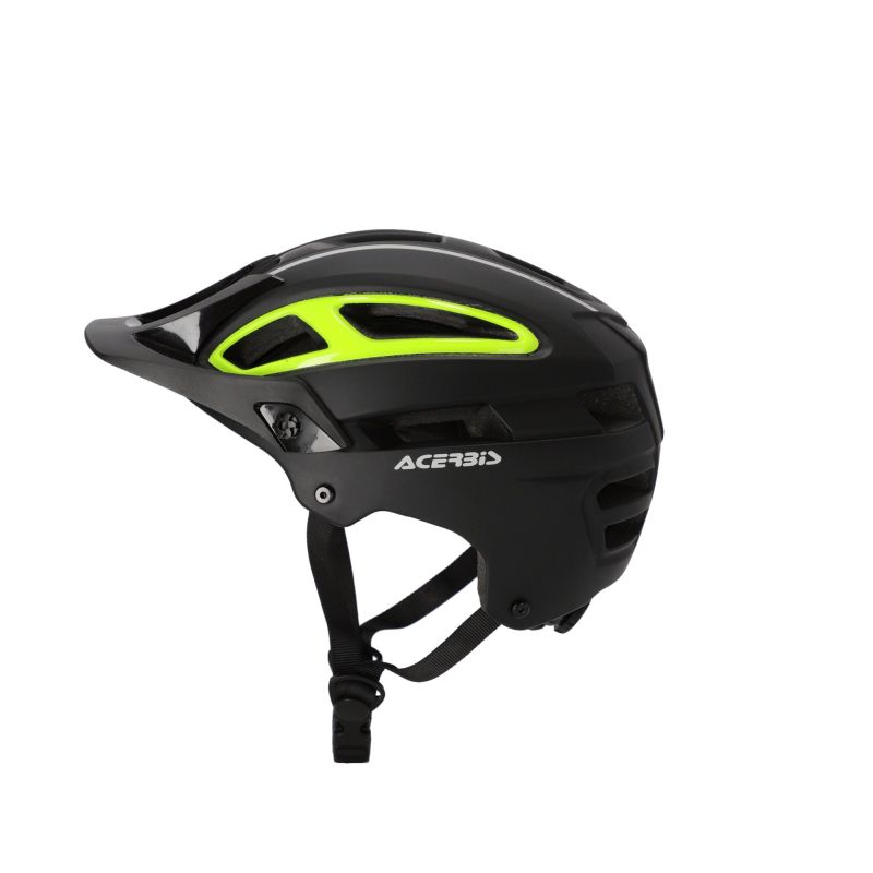 CASCO DOUBLEP 444 - Nero/Giallo fluo