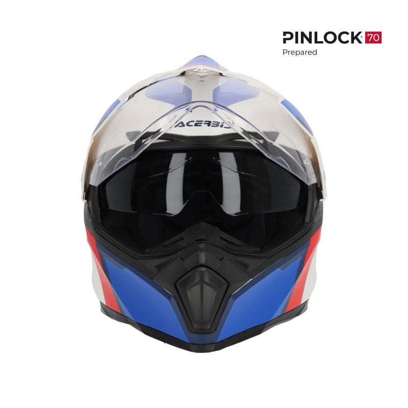 CASCO FLIP FS-606 22-06 034 - Bianco/blu/rosso