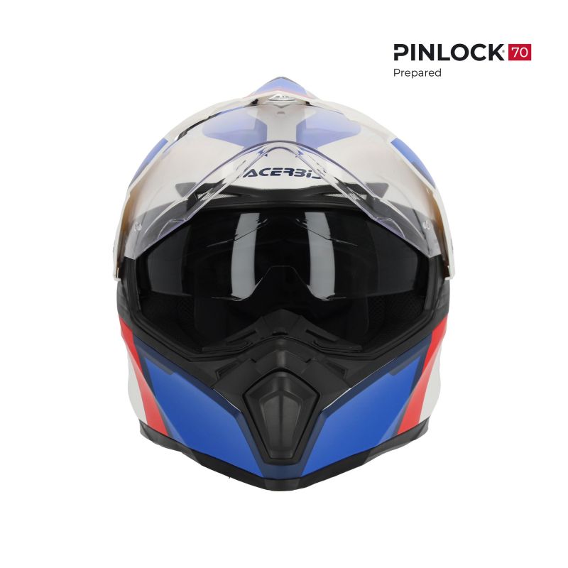 CASCO FLIP FS-606 22-06 034 - Bianco/blu/rosso