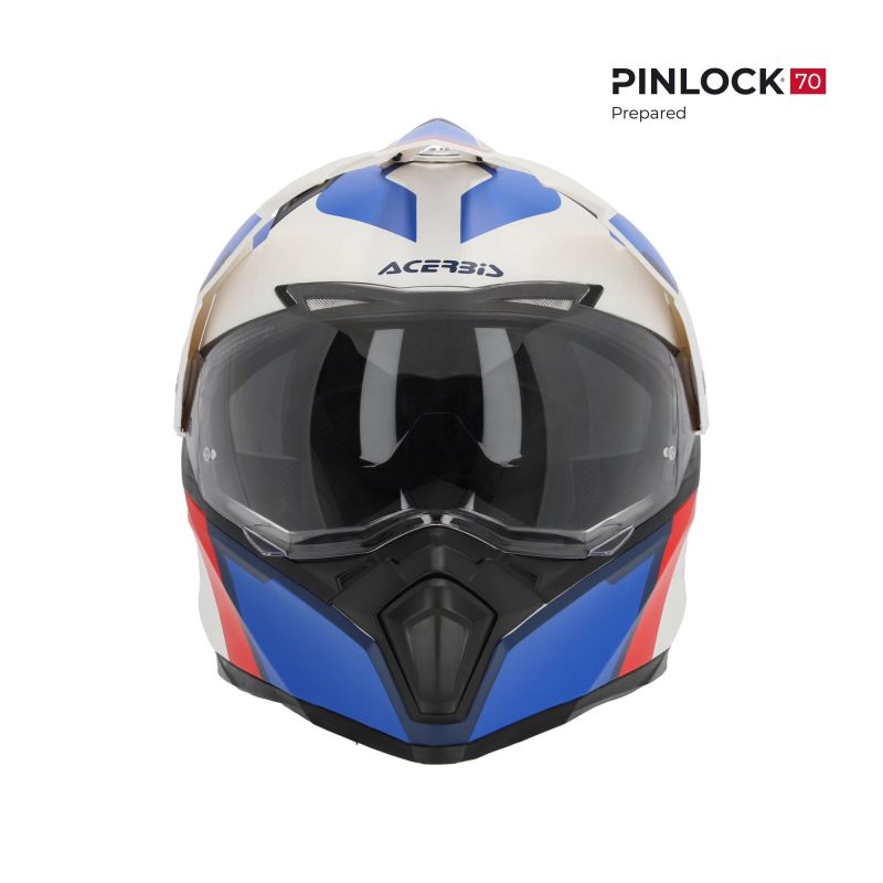 CASCO FLIP FS-606 22-06 034 - Bianco/blu/rosso