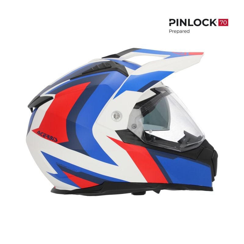 CASCO FLIP FS-606 22-06 034 - Bianco/blu/rosso
