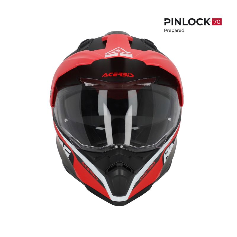 CASCO FLIP FS-606 22-06 295 - Grigio/Rosso