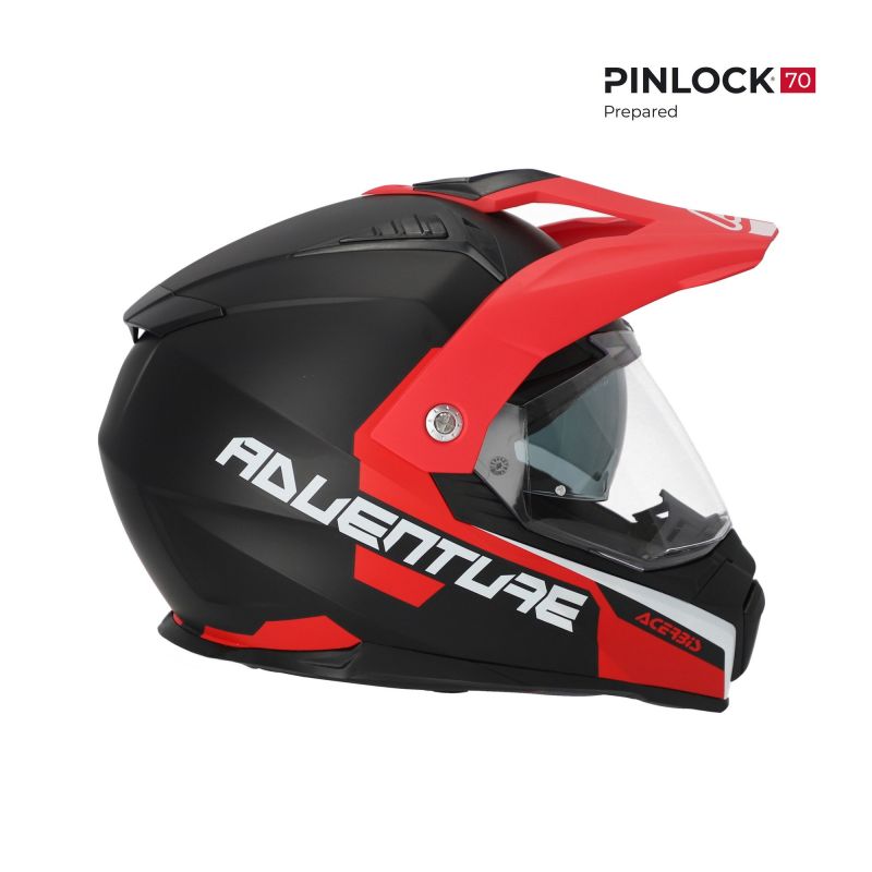CASCO FLIP FS-606 22-06 295 - Grigio/Rosso