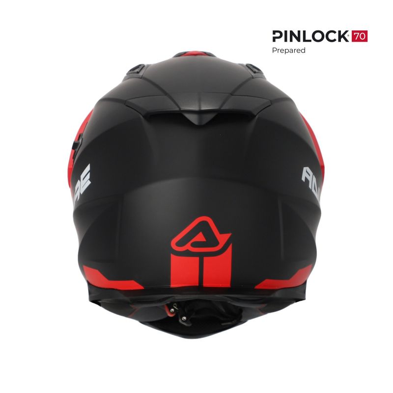 CASCO FLIP FS-606 22-06 295 - Grigio/Rosso