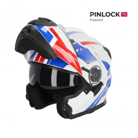 0025201.034 CASCO SEREL 22-06 034 - Bianco/blu/rosso Acerbis