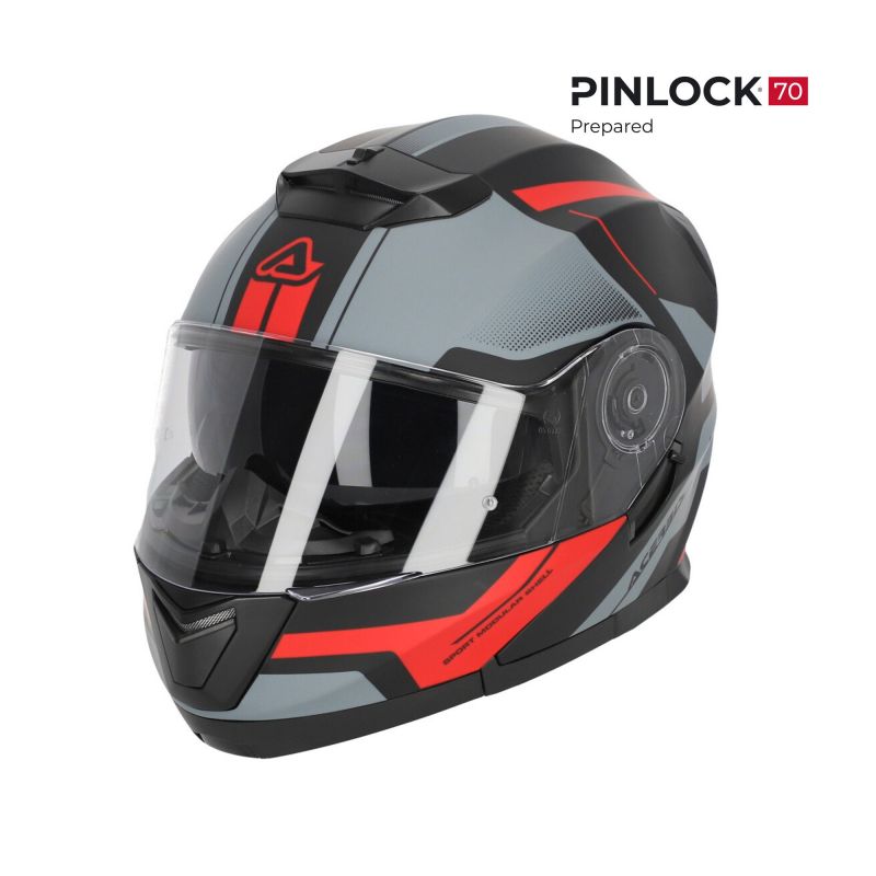 CASCO SEREL 22-06 323 - Nero/Rosso