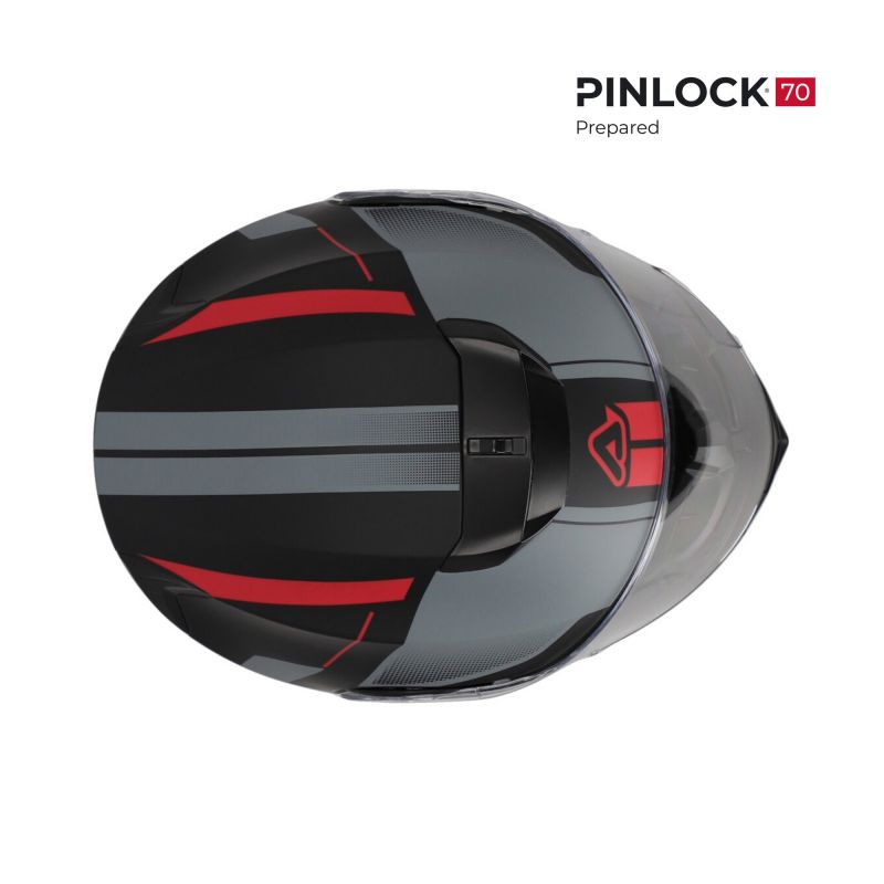 CASCO SEREL 22-06 323 - Nero/Rosso