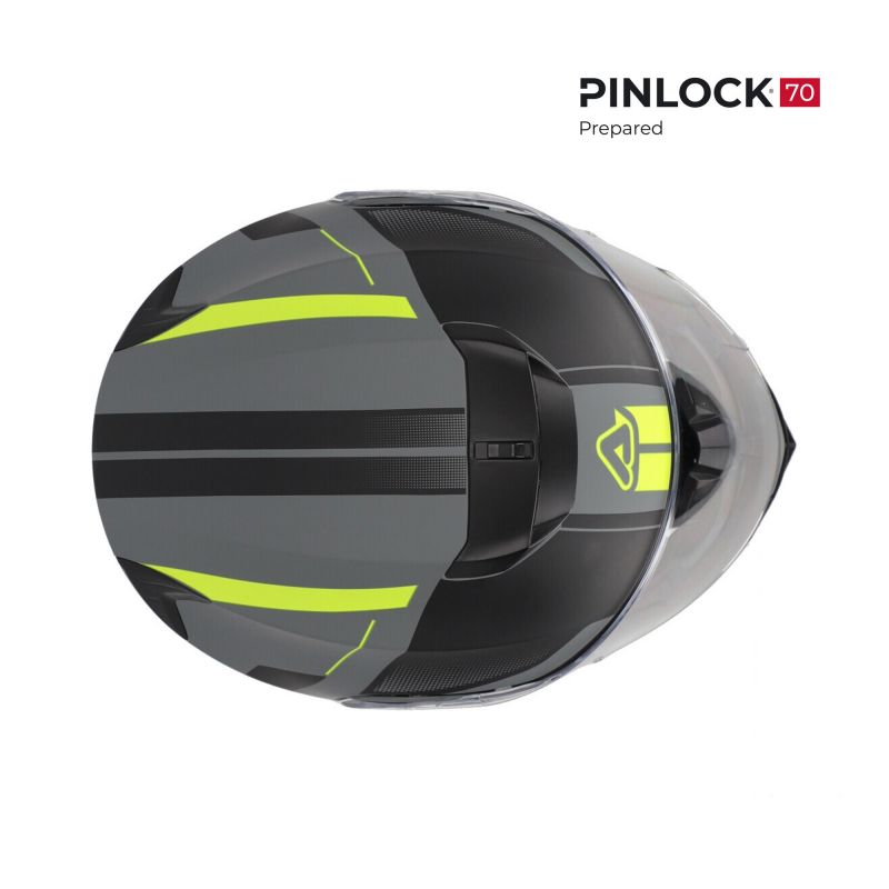 CASCO SEREL 22-06 444 - Nero/Giallo fluo