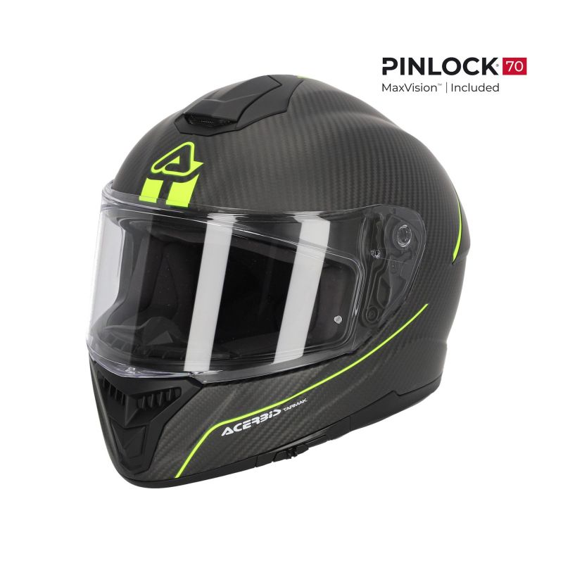 0025313.444 CASCO TARMAK 22-06 444 - Nero/Giallo fluo Acerbis
