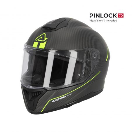 0025313.444 CASCO TARMAK 22-06 444 - Nero/Giallo fluo Acerbis
