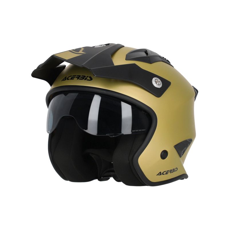 0025937.100 CASCO JET ARIA METALLIC 100 - Oro Acerbis