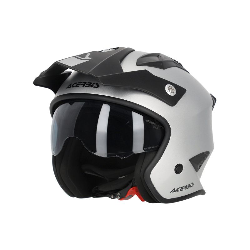 0025937.856 CASCO JET ARIA METALLIC 856 - Silver Acerbis