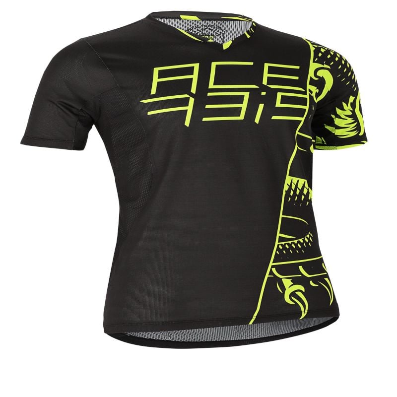 0023911.318 MAGLIA COMBAT MTB 318 - Nero/Giallo Acerbis