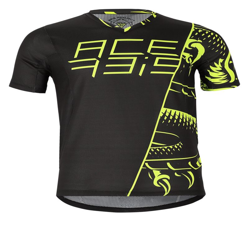 MAGLIA COMBAT MTB 318 - Nero/Giallo