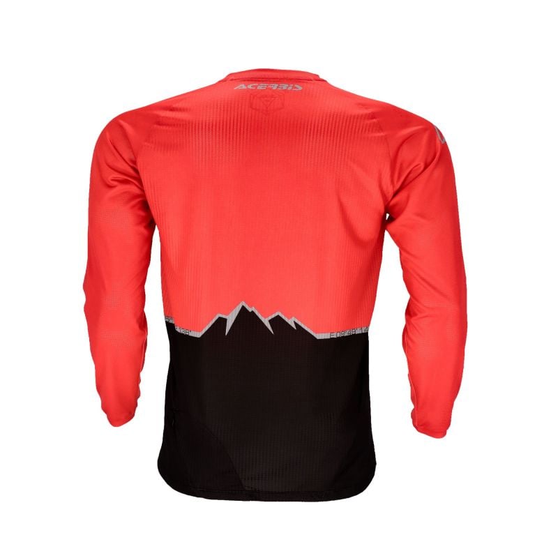 MAGLIA MTB RAZORCREST 323 - Nero/Rosso