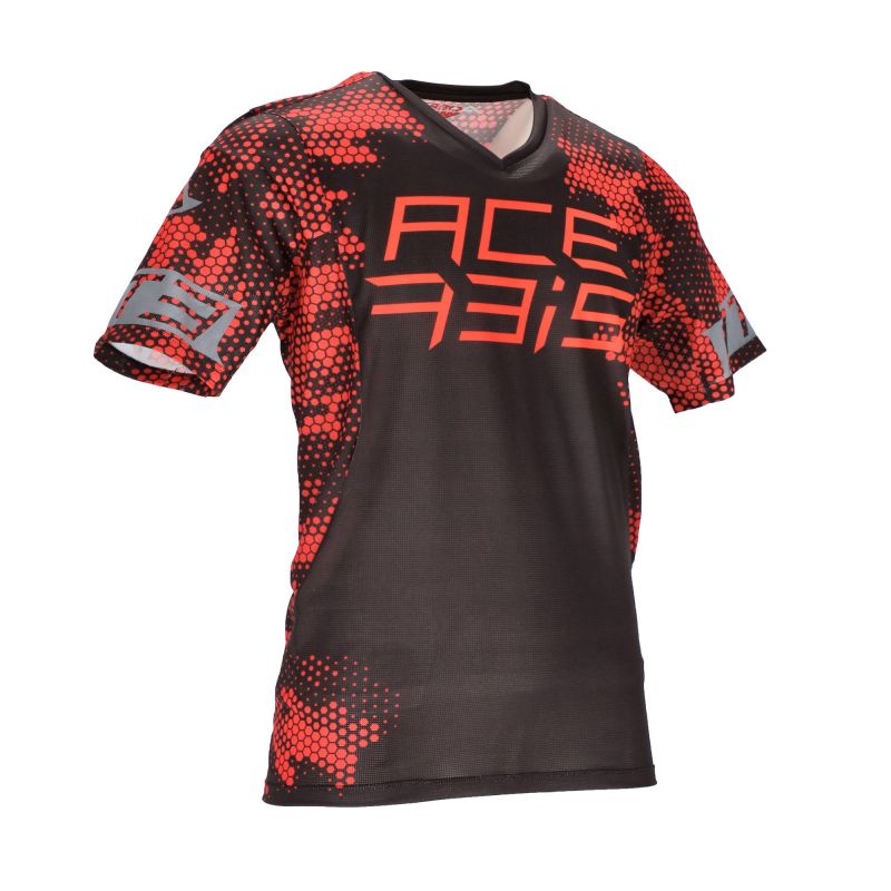 0025009.323 MAGLIA MTB DRAKARIS 323 - Nero/Rosso Acerbis