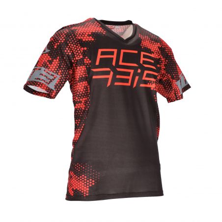 0025009.323 MAGLIA MTB DRAKARIS 323 - Nero/Rosso Acerbis