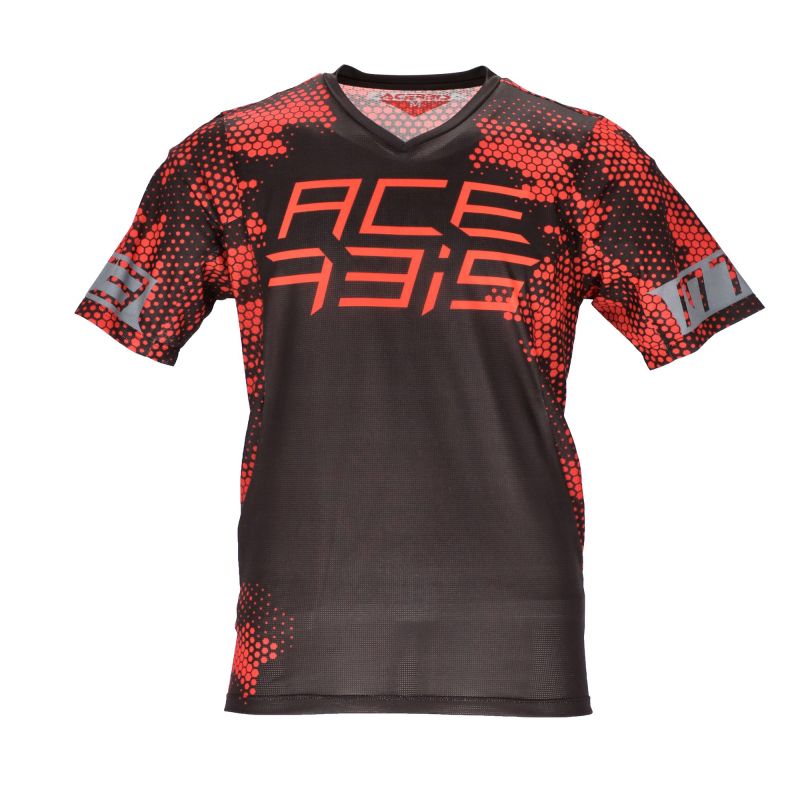 MAGLIA MTB DRAKARIS 323 - Nero/Rosso