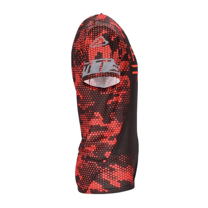 MAGLIA MTB DRAKARIS 323 - Nero/Rosso