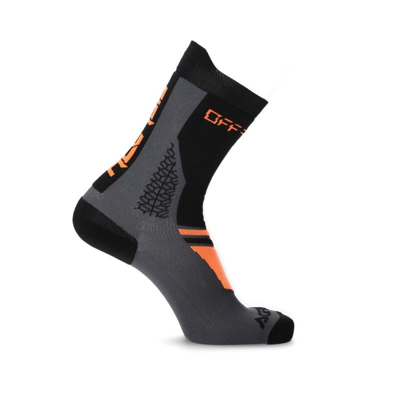 CALZINI MTB TRACK 313 - Nero/Arancio