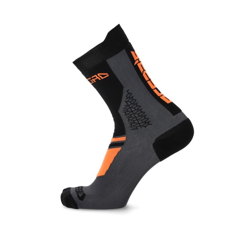 CALZINI MTB TRACK 313 - Nero/Arancio