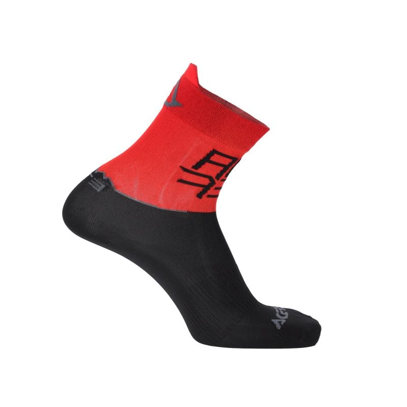 CALZINI MTB LIGHT 323 - Nero/Rosso