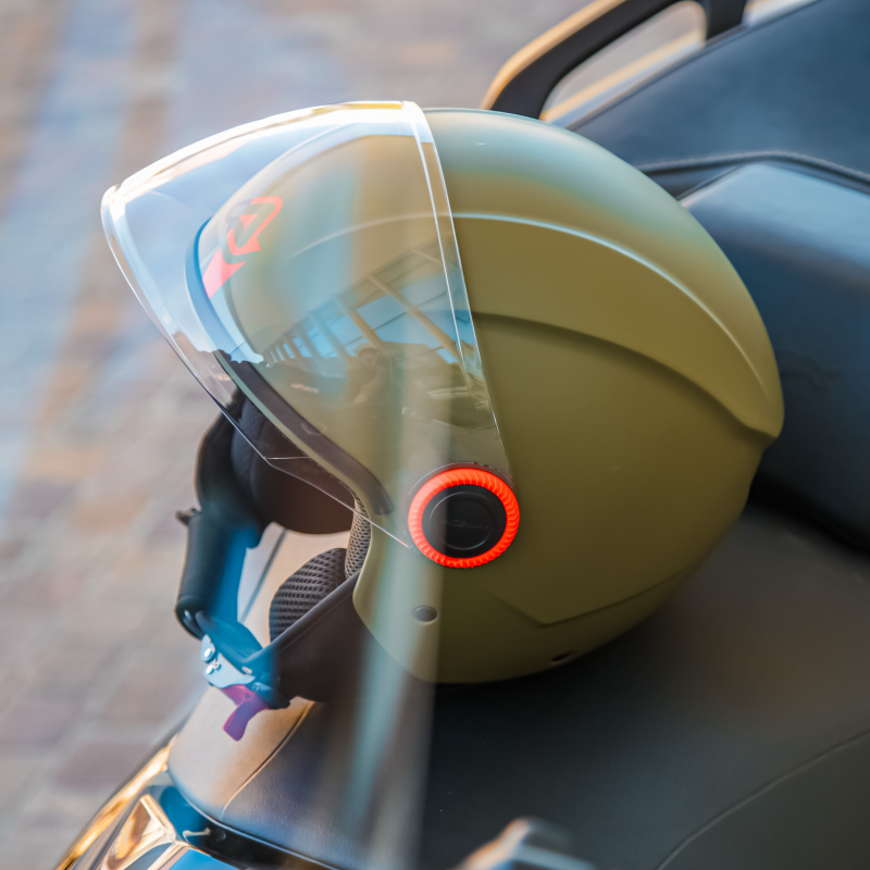 CASCO JET BREZZA 582 - Verde militare