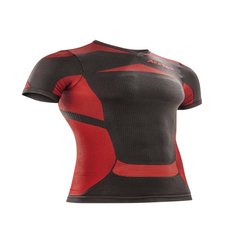 0021910.323 X-BODY SUMMER TECHNICAL UNDERWEAR JERSEY 323 - Nero/Rosso Acerbis