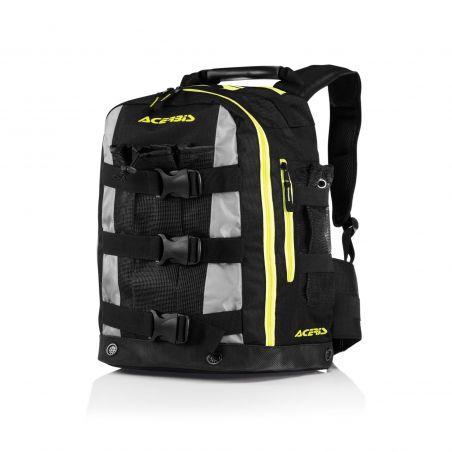 0017045.318 ZAINO SHADOW 318 - Nero/Giallo Acerbis