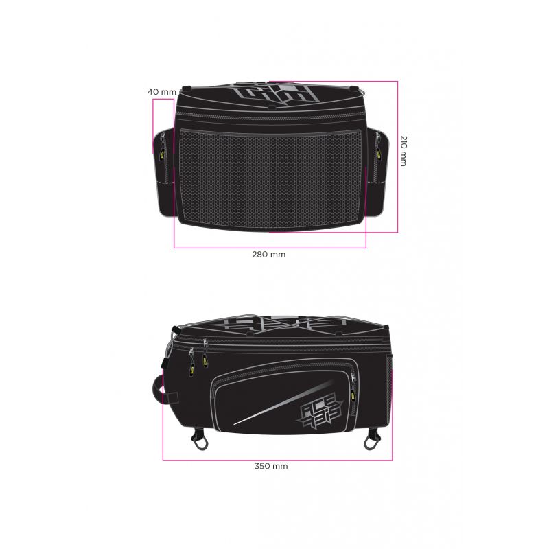 BORSA DA SELLA GRAND TOUR 24L 090 - Nero