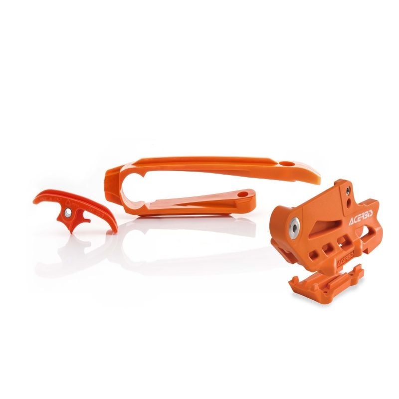 0022349.010 ACERBIS KIT CRUNA CATENA/PASSACATENA KTM 010 - Arancio KTM EXC-F 500 2017-2023 Acerbis