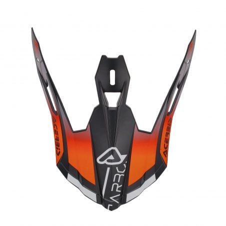 0025078.446 VISIERA STEEL CARBON 22-06 446 - Nero/Arancio Fluo Acerbis