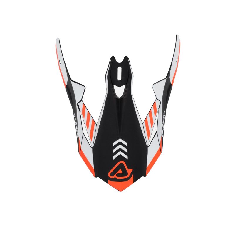 0025081.446 VISIERA X-TRACK 22-06 446 - Nero/Arancio Fluo Acerbis