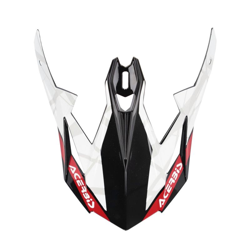 0025081.315 VISIERA X-TRACK 22-06 315 - Nero/Bianco Acerbis
