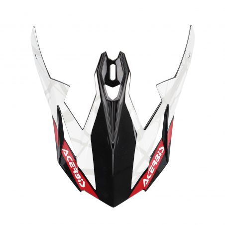 0025081.315 VISIERA X-TRACK 22-06 315 - Nero/Bianco Acerbis