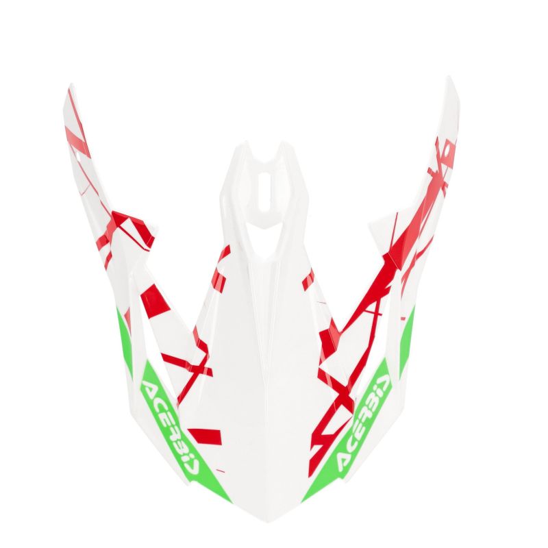 0025081.371 VISIERA X-TRACK 22-06 371 - Verde/Bianco Acerbis