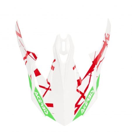 0025081.371 VISIERA X-TRACK 22-06 371 - Verde/Bianco Acerbis