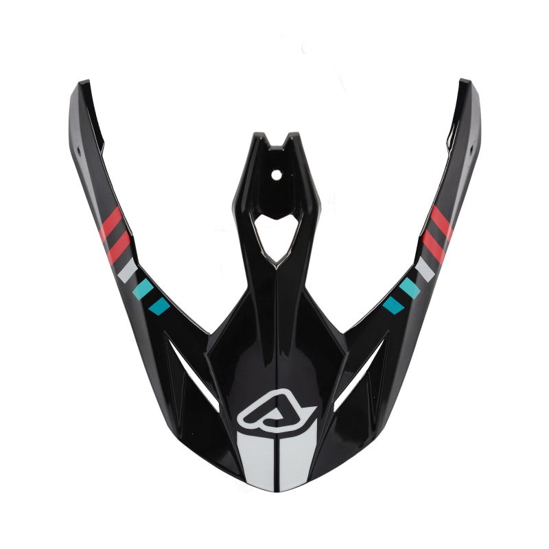 0026033.323 VISIERA RIDER JUNIOR 323 - Nero/Rosso Acerbis