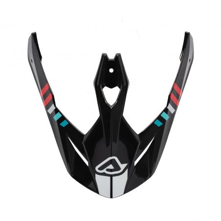 0026033.323 VISIERA RIDER JUNIOR 323 - Nero/Rosso Acerbis