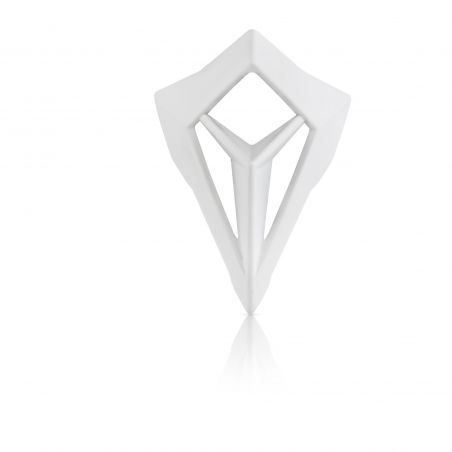 0023433.030 PRESA D'ARIA FRONTALE STEEL CARBON / X PRO VTR 030 - Bianco Acerbis