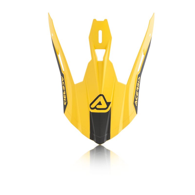 0023432.318 VISIERA STEEL CARBON / X- PRO VTR 318 - Nero/Giallo Acerbis