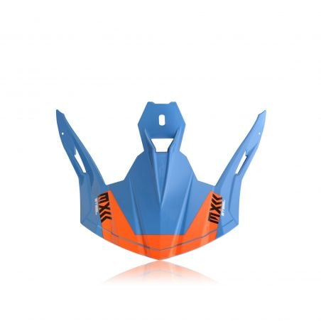 0023432.204 VISIERA STEEL CARBON / X- PRO VTR 204 - Arancio/Blu Acerbis