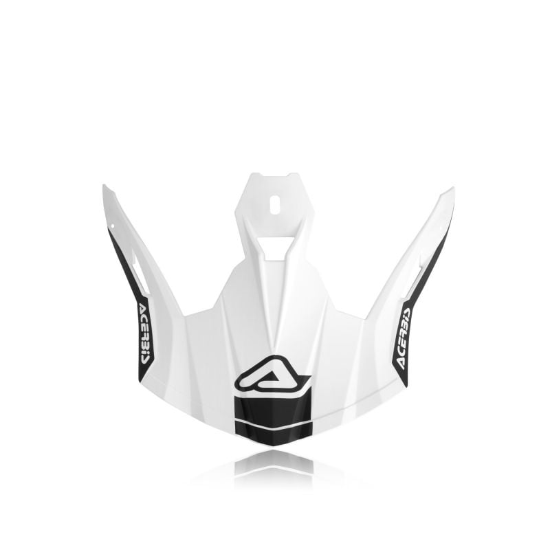 0023432.001 VISIERA STEEL CARBON / X- PRO VTR 001 - Bianco/Nero Acerbis