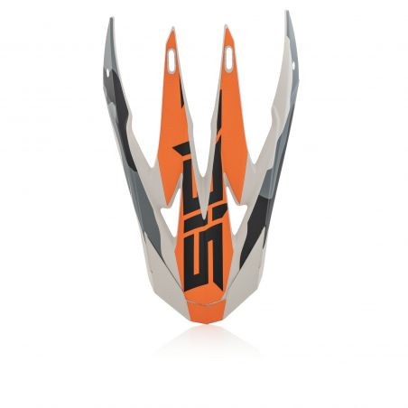 0023445.209 VISIERA X-RACER VTR 209 - Arancio/Nero Acerbis